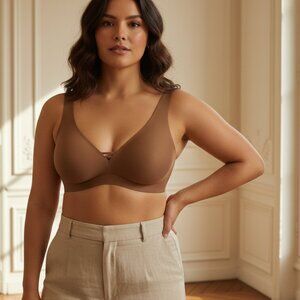 Soma Essentials Unlined Wireless Nude Bra 38C